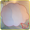 applique a forma di nuvola
